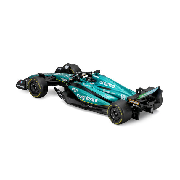 Bburago F1 Aston Martin 2023 AMR23 #18 Lance Stroll 1/43 Model Car B18-38190S